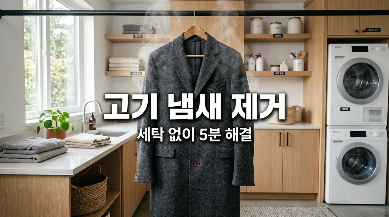 옷에 밴 삼겹살 고기 냄새 빼는 법: 세탁 없이 5분 만에 해결하는 꿀팁 5가지