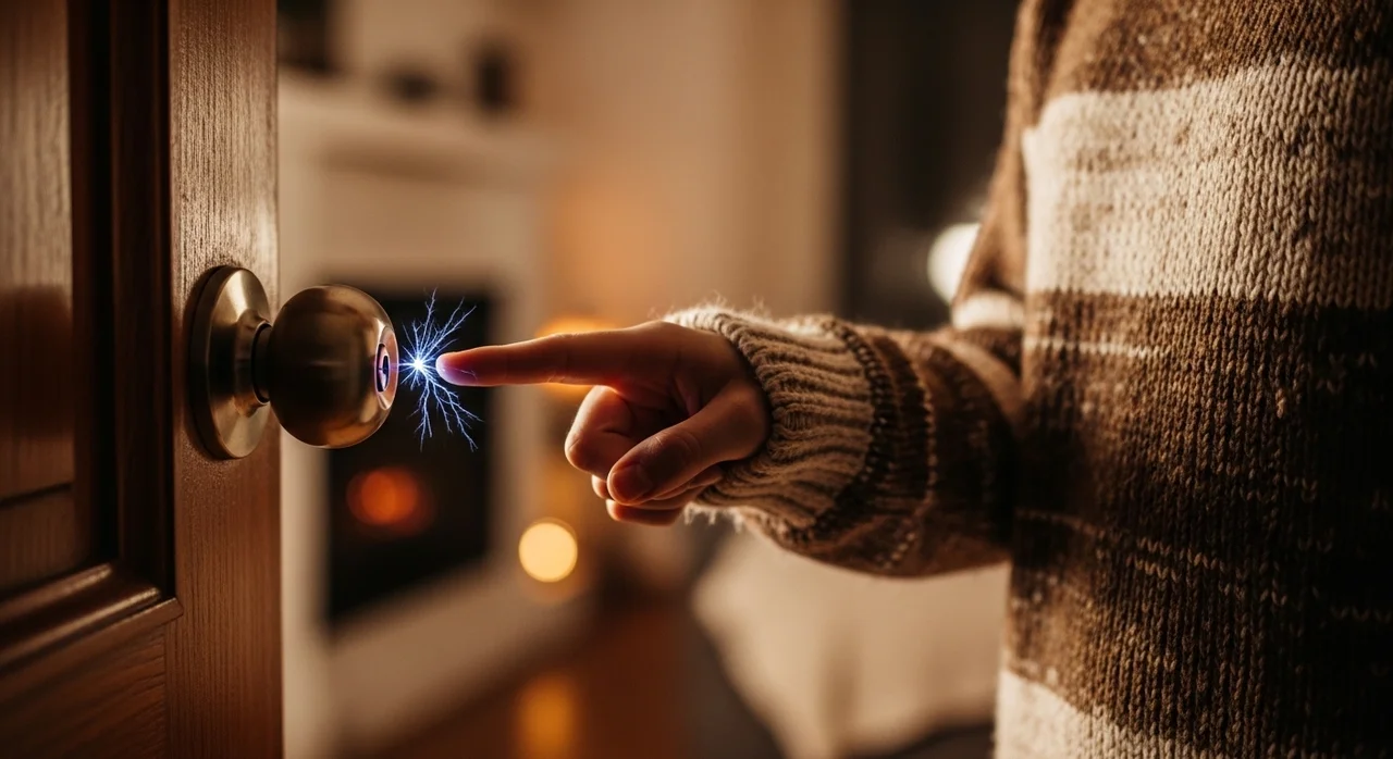 겨울철 옷 정전기, 왜 나만 유독 심할까? 핵심 해결책 공개