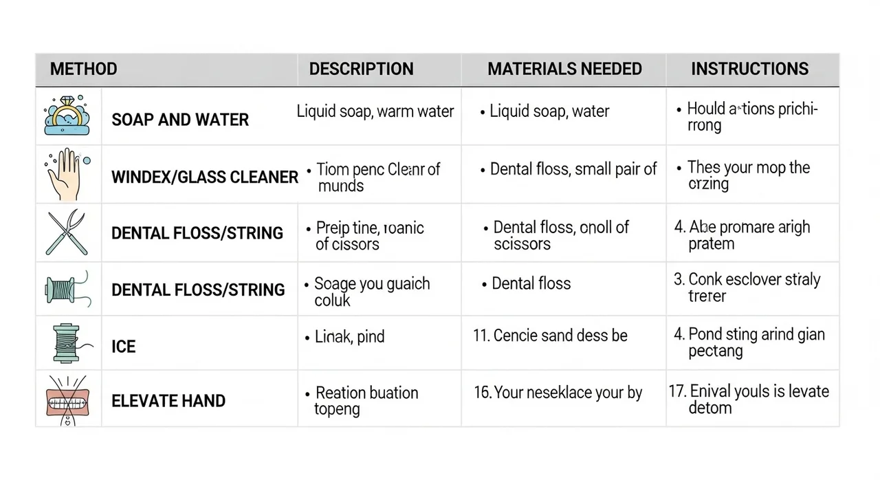 상황별 효과적인 반지 빼는 법 핵심 요약