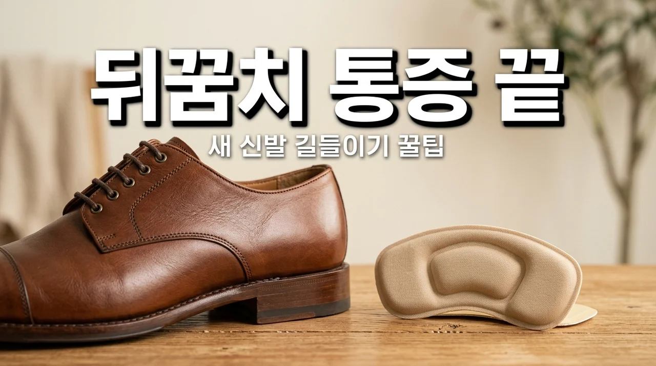 새 신발 뒤꿈치 까짐 방지, 고통 없이 신는 5가지 확실한 방법