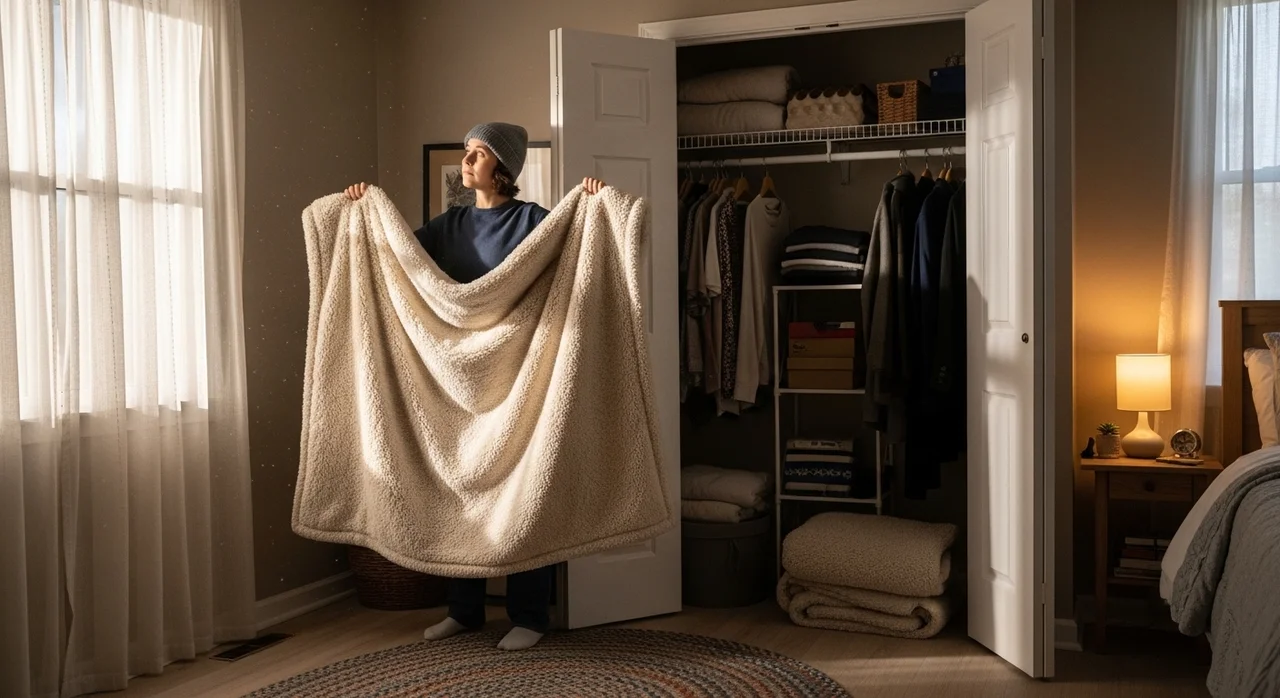 겨울철 골칫덩이 두꺼운 이불, 부피 고민 해결해드려요