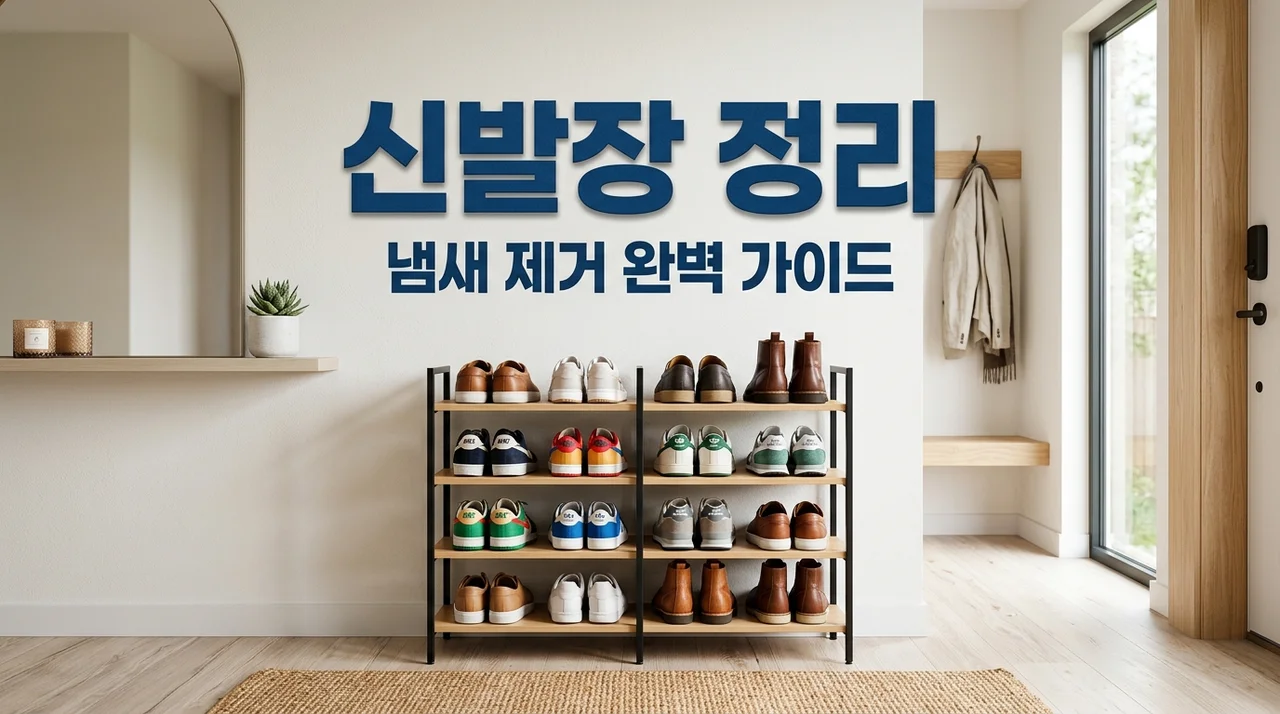 좁은 신발장 정리 노하우와 확실한 냄새 제거 꿀팁 5가지