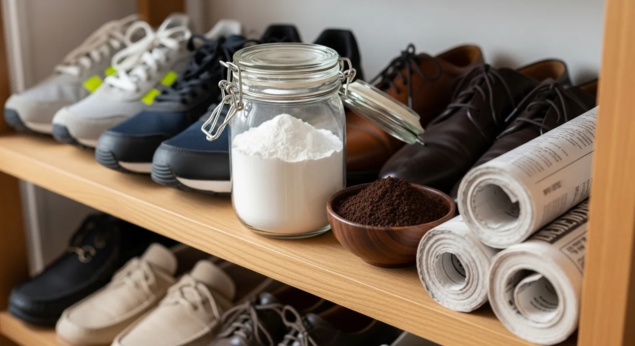 지독한 신발장 냄새를 잡는 5가지 천연 재료
