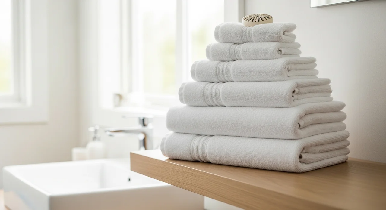 집에서도 호텔처럼, 수건 예쁘게 개기 시작하기