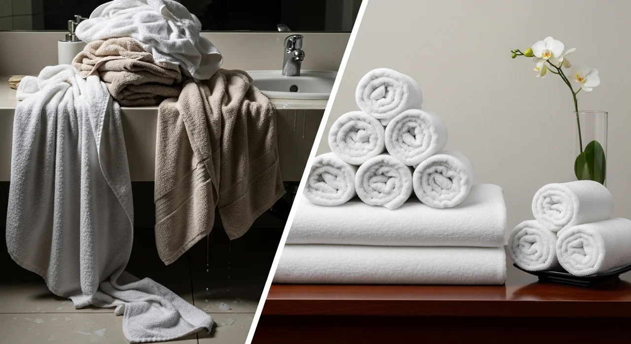 왜 호텔 수건 접기를 해야 할까요?