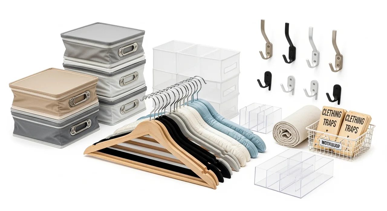 좁은 옷장 정리를 위한 준비물 체크리스트