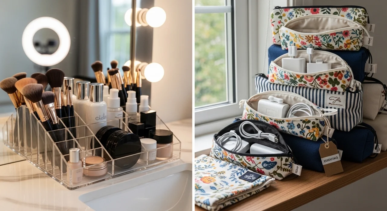 화장대 정리 아이템 비교