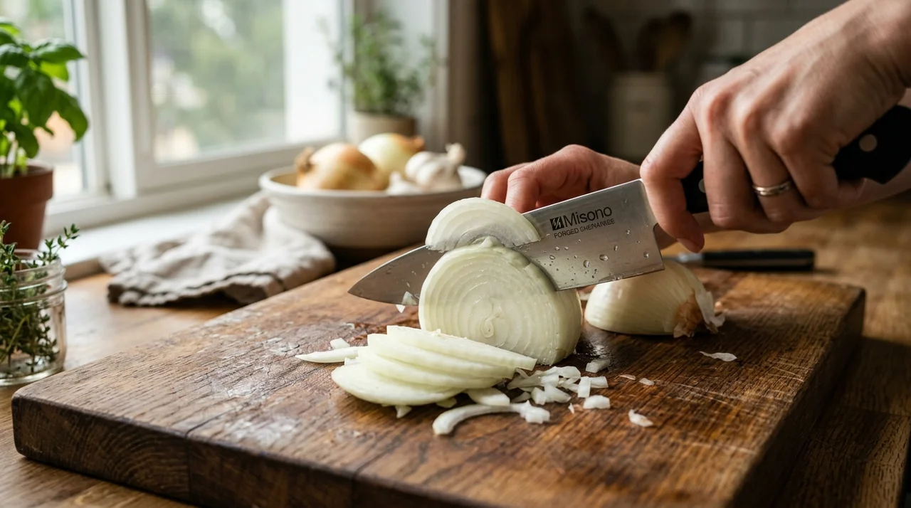 양파 썰 때 눈물 안 나는 법, 과학적 원리로 3분 만에 해결하기