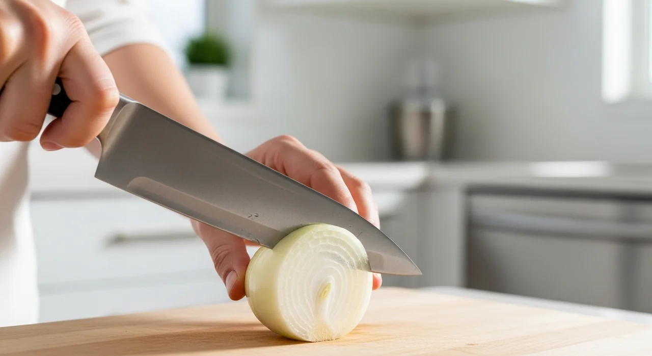 양파 썰 때 눈물 안 나는 법, 핵심 비결은?