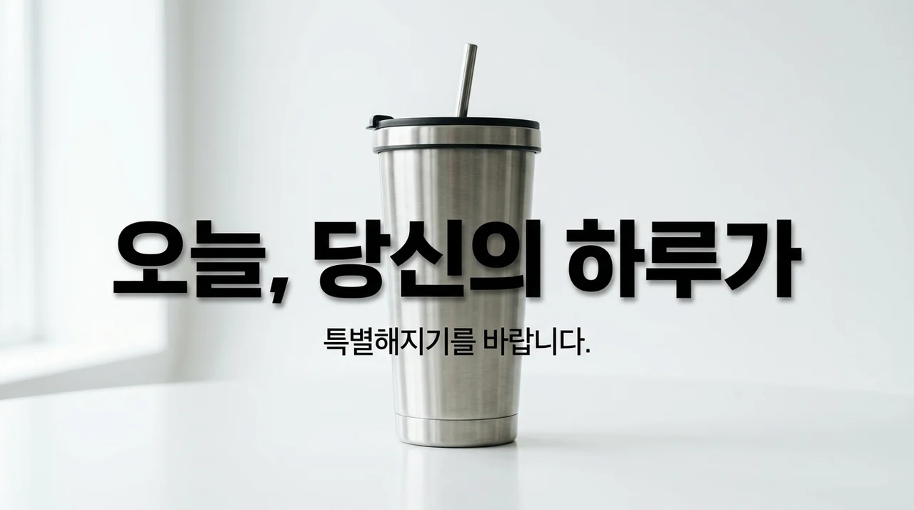 스텐 텀블러 냄새 제거와 물때 완벽 세척법, 새것처럼 만드는 꿀팁