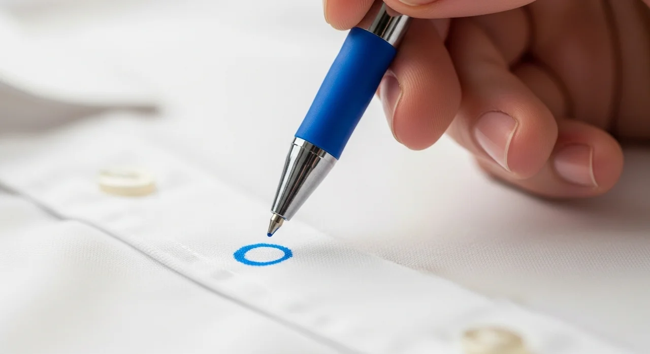 당황스러운 볼펜 자국, 집에서 간단히 해결해요