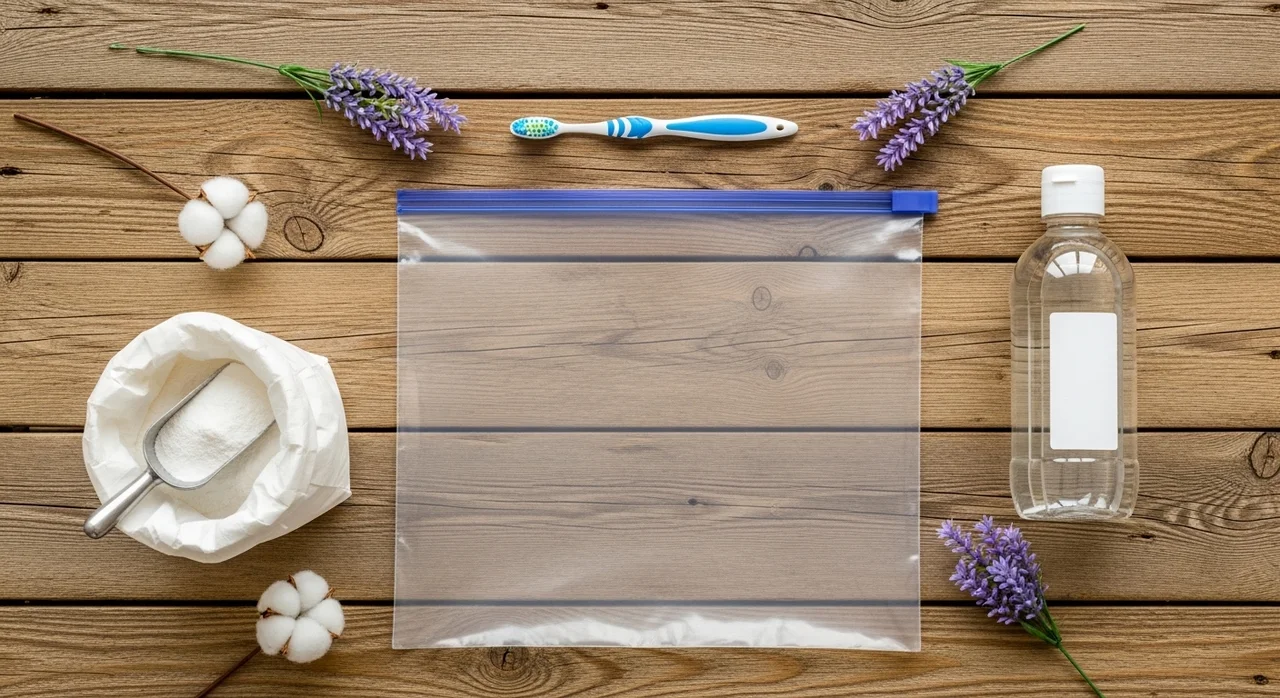 세탁 전 준비물과 소재 확인하기