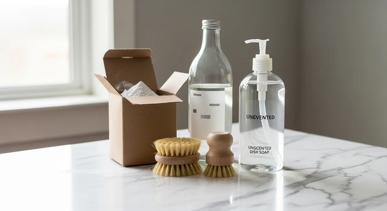 커피 얼룩, 탄산수와 식초면 끝나요!