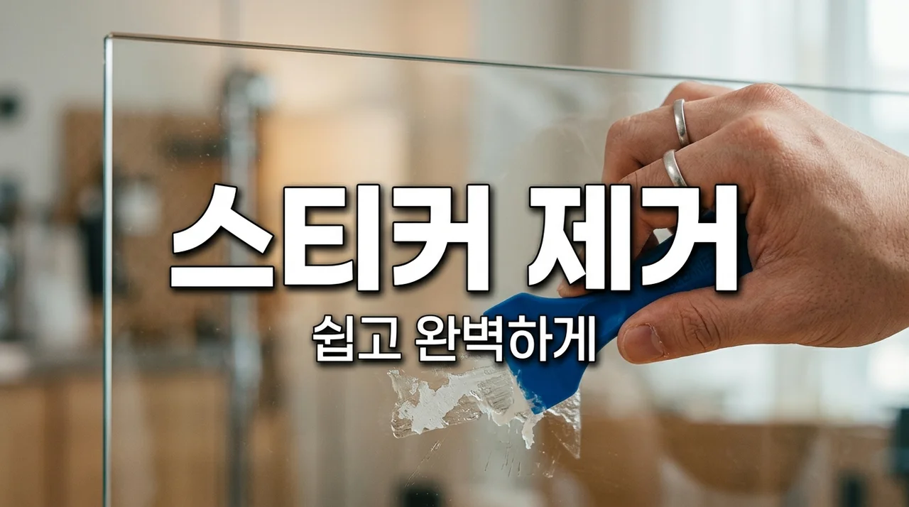 끈적이는 스티커 자국 제거 방법, 집에서 3분 만에 해결하기