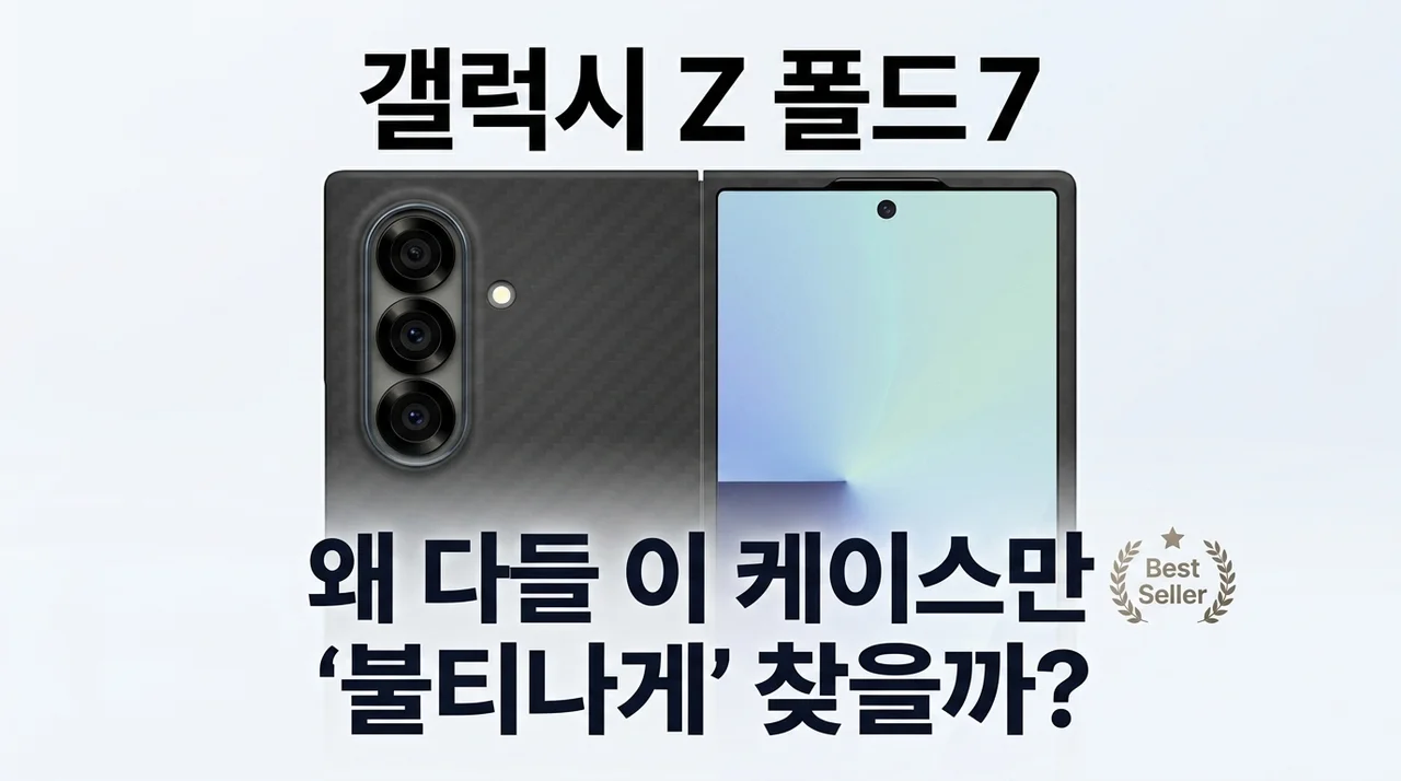 갤럭시 Z 폴드7, 왜 다들 이 케이스만 고집할까?