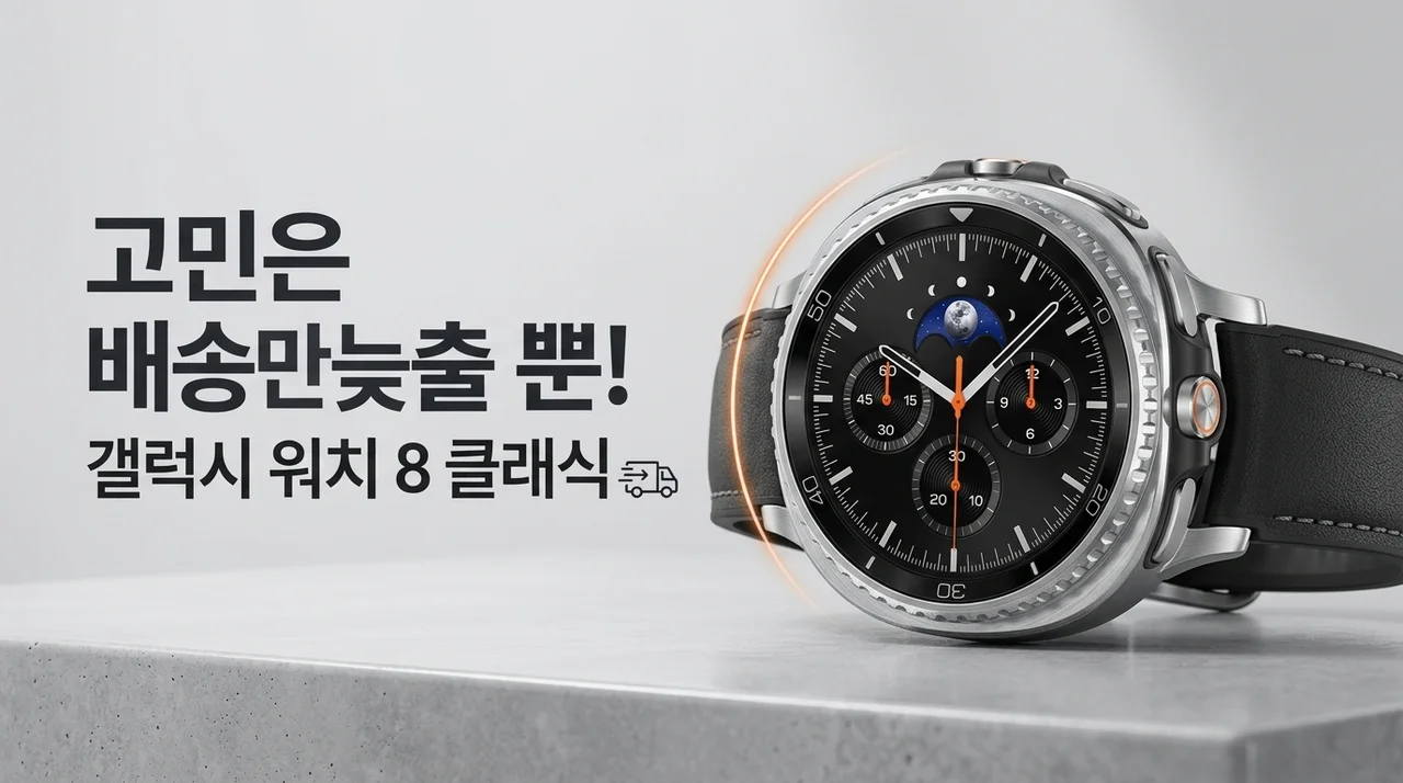 갤럭시워치 8 클래식, 고민은 배송만 늦출 뿐인 이유