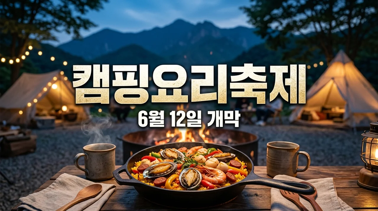 2026 캠핑요리축제 총정리: 6월 12일 황금연휴 준비하기