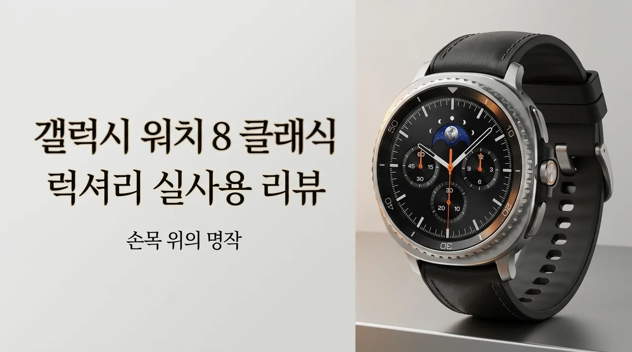 손목 위의 명품, 갤럭시워치8 클래식 직접 써보니