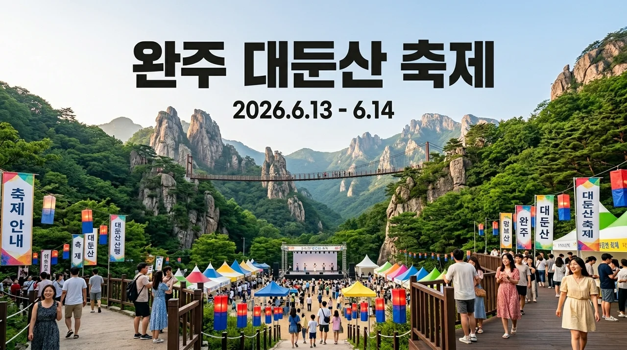 완주 대둔산 축제 2026 완벽 정리: 일정부터 프로그램까지