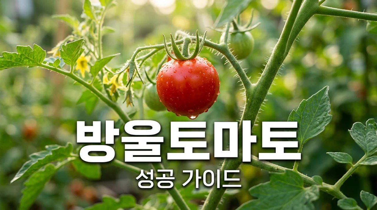 방울토마토 키우기: 집에서 누구나 성공하는 꿀팁 완벽 가이드