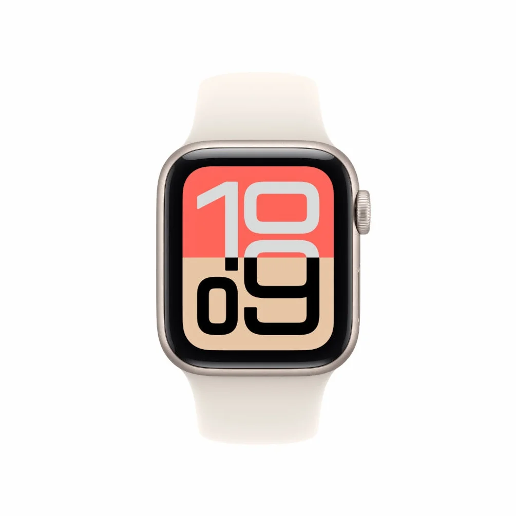 애플워치 SE 3 GPS 스타라이트, 40mm, 스타라이트 스포츠밴드 (S/M) 상세 이미지 2