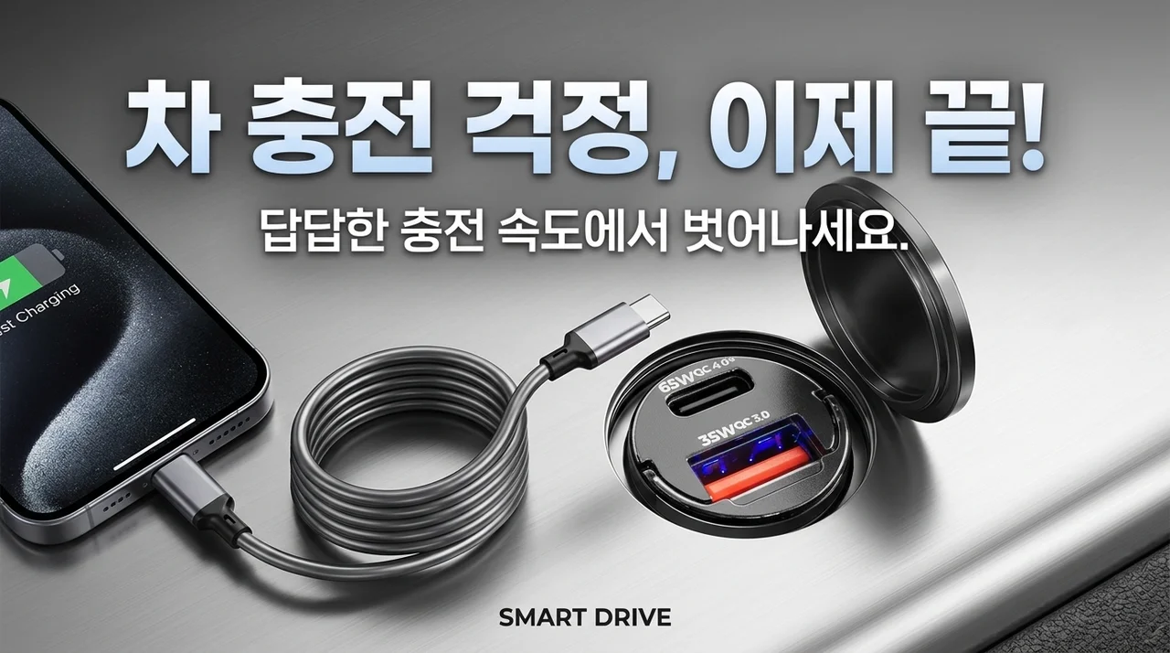 차량용 충전기 고민 끝! 속 터지는 충전 이제 안녕