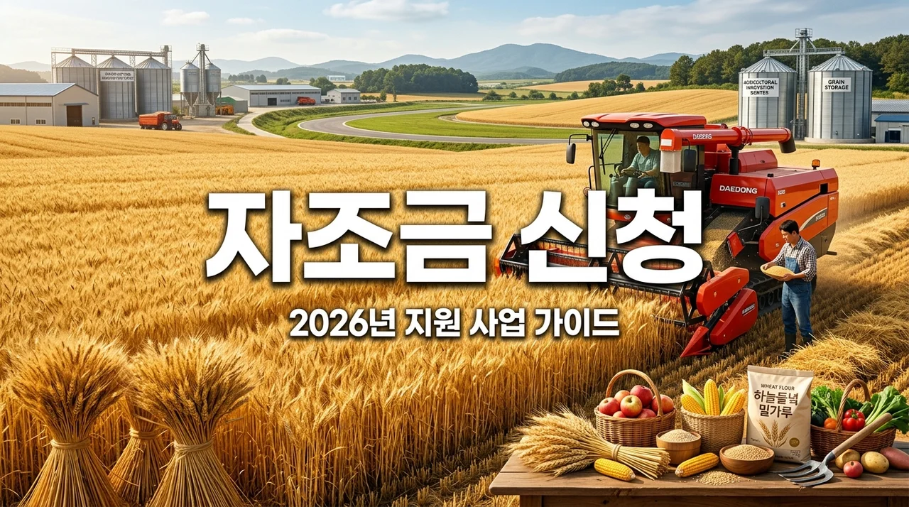 2026년 농산물자조금 지원 사업 신청 방법 및 생산자단체 자격 정리