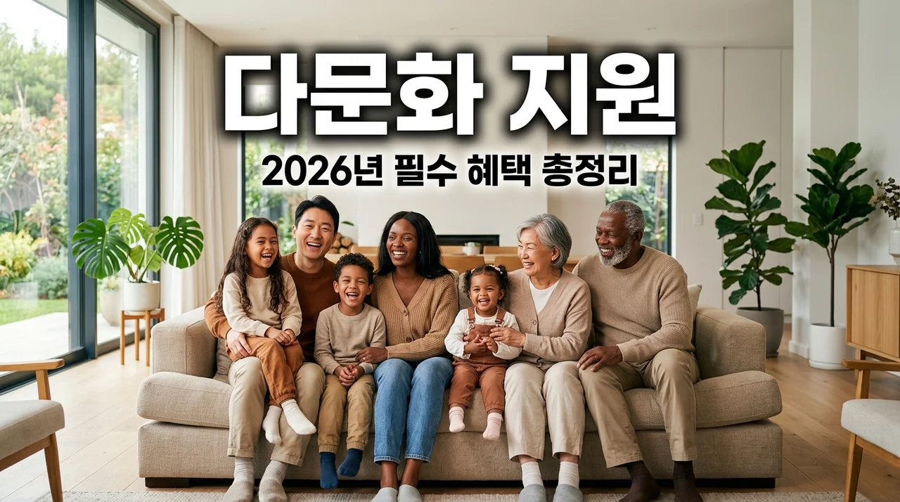 2026년 다문화가족 지원 혜택 총정리, 신청하면 무조건 이득