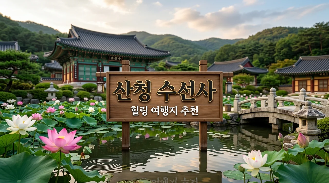 산청 수선사, 마음이 머무는 고즈넉한 연꽃 사찰 여행 가이드