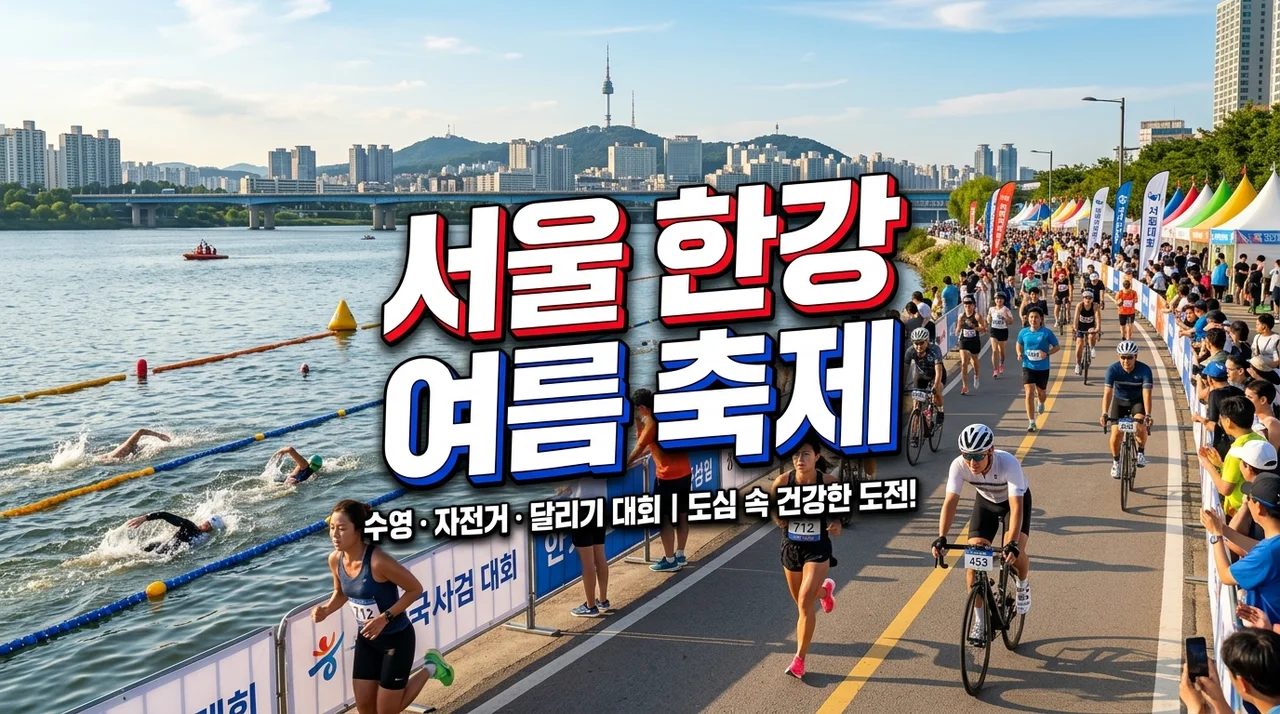 쉬엄쉬엄 한강 3종 축제 2026 일정 예약 방법 완벽 가이드