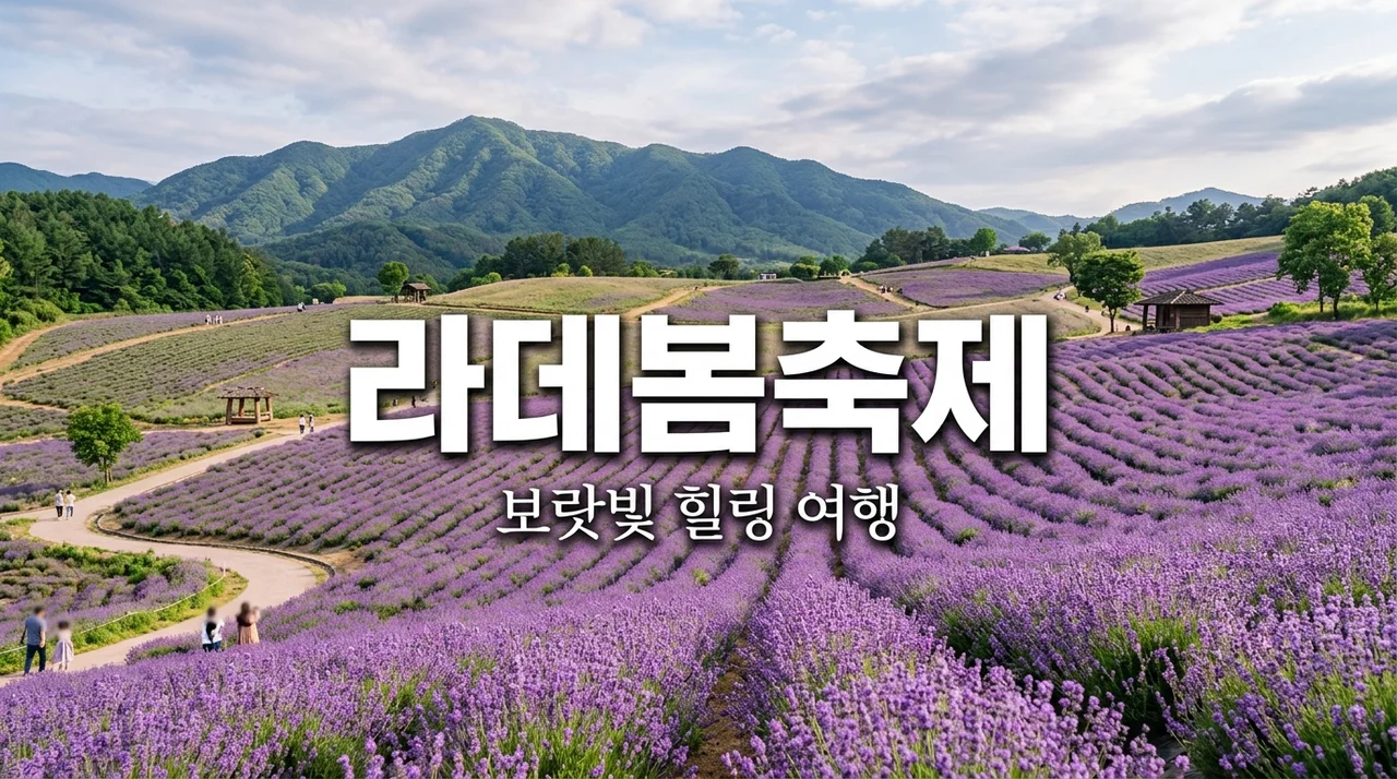 허브아일랜드 라데봄축제 2026 완벽 가이드: 보랏빛 향기 속으로