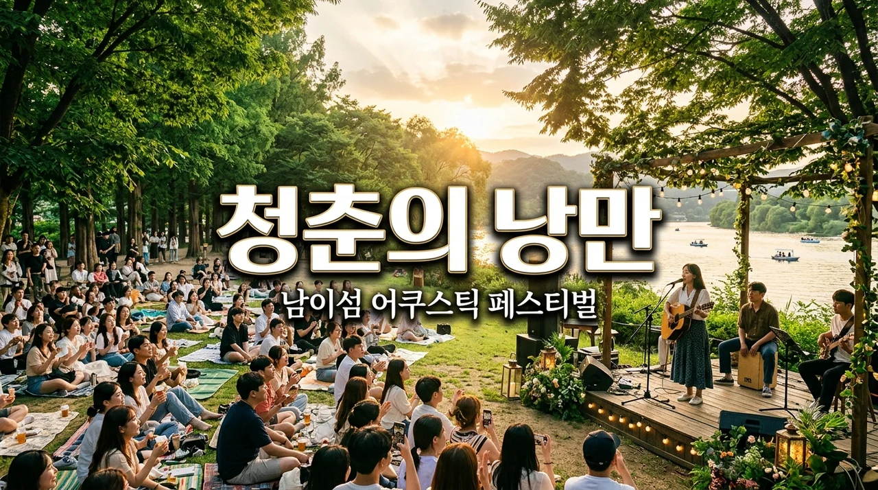 남이섬 어쿠스틱 청춘 페스티벌 2026 일정 라인업 예매 꿀팁 완벽정리