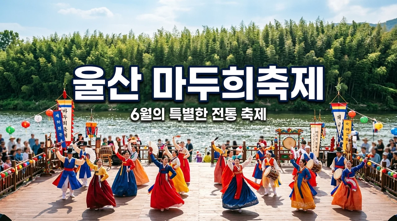 2026 울산 태화강 마두희축제 일정 총정리! 주차부터 십리대숲 코스까지