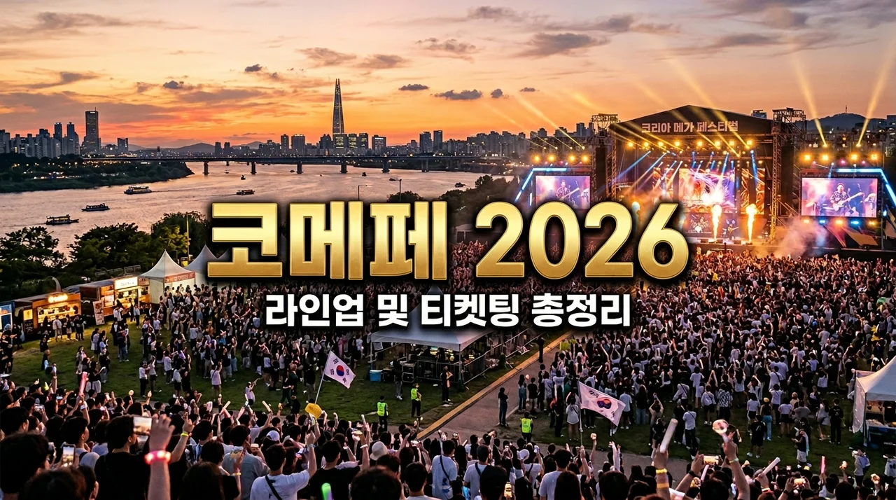 2026 코리아 메모리얼 페스타 일정 라인업 티켓팅 신청방법 총정리 (난지한강공원)