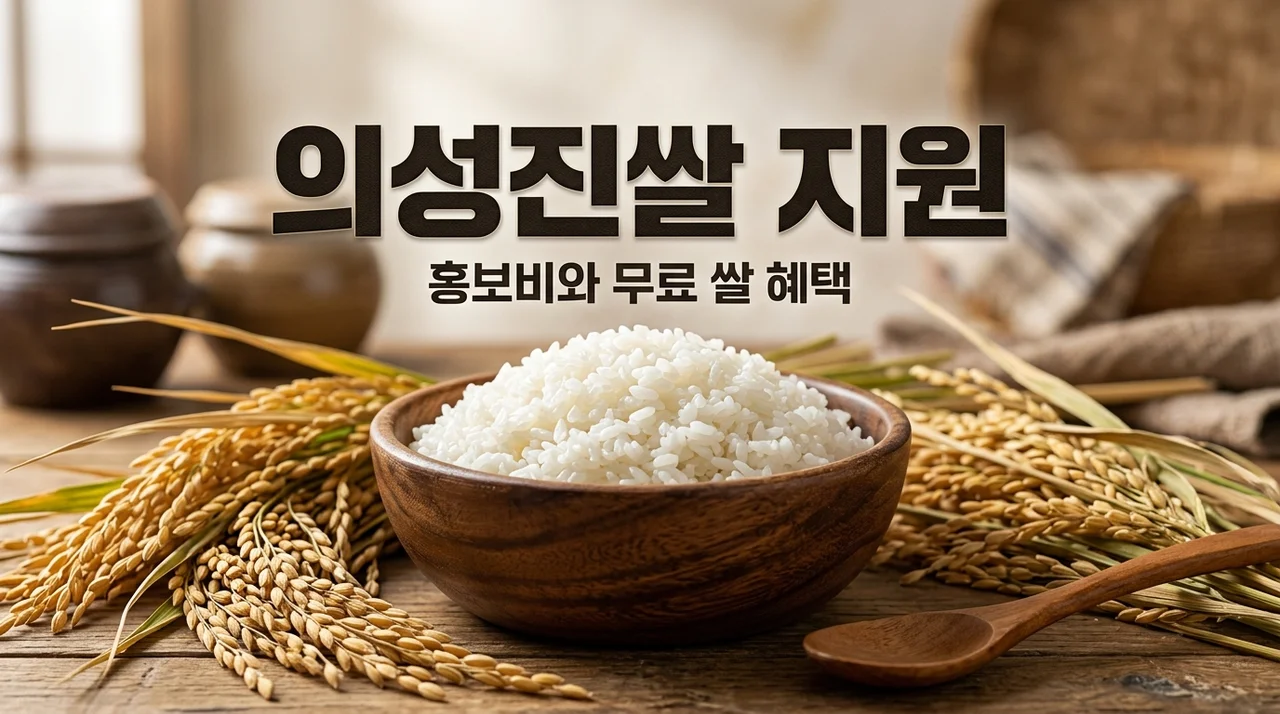 의성진쌀 지원 혜택 총정리! 홍보비 지원부터 무료 쌀 받는 방법까지