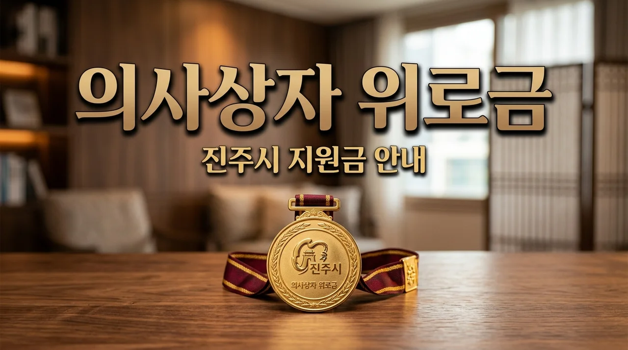 진주시 의사상자 명절 위로금 지원 대상 및 신청 방법 완벽 정리