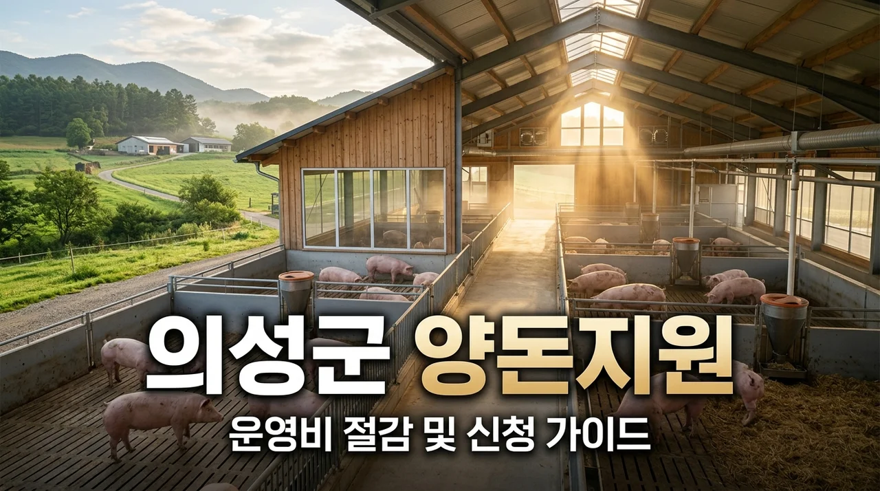 의성군 양돈지원사업 2026 신청방법 및 지원금 혜택 완벽 가이드