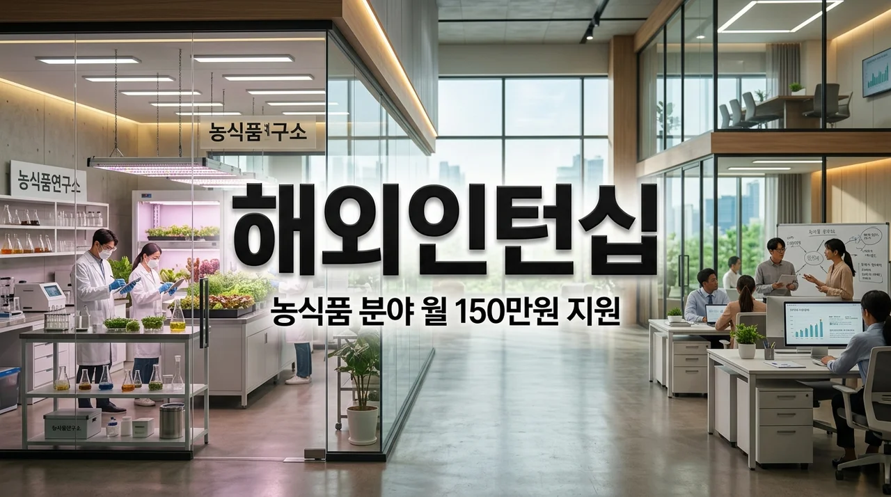 농식품분야 해외인턴십 모집! 유럽 인턴 월 150만원 지원 및 신청방법