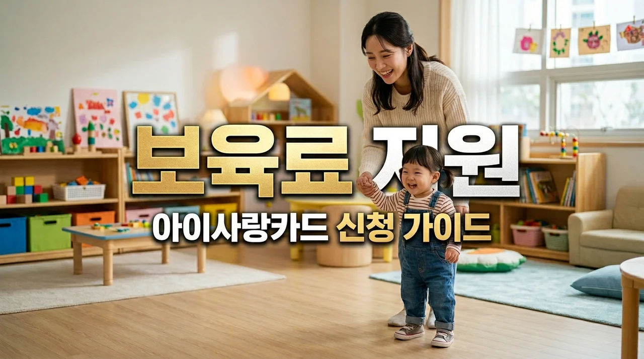2026 만 3~5세 부모부담보육료 지원 대상 및 아이사랑카드 신청 방법 총정리