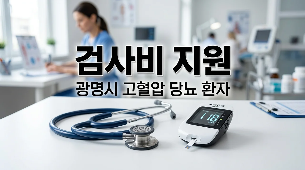 광명시 고혈압·당뇨 합병증 검사비 지원: 실명 예방하고 환급받는 법