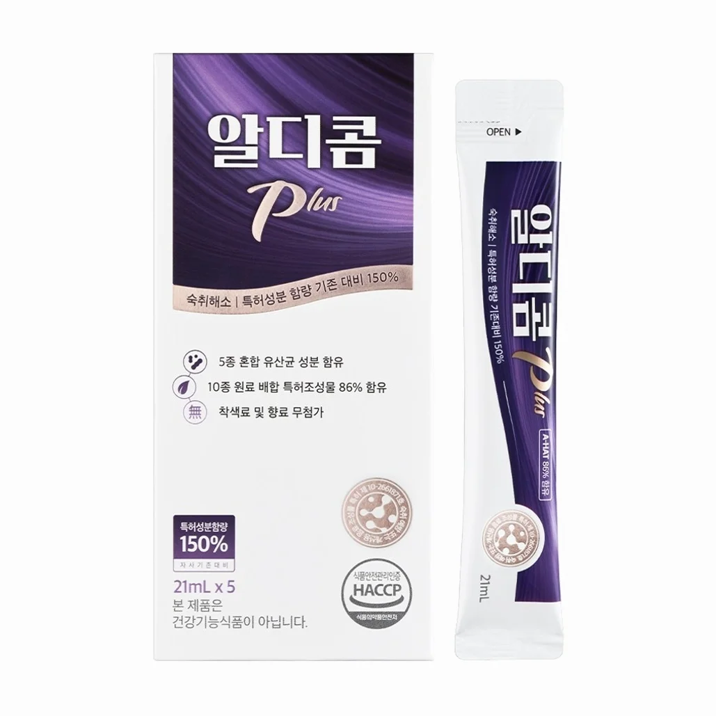 [공식] 숙취해소제 알디콤Plus 액상 스틱형 5포입