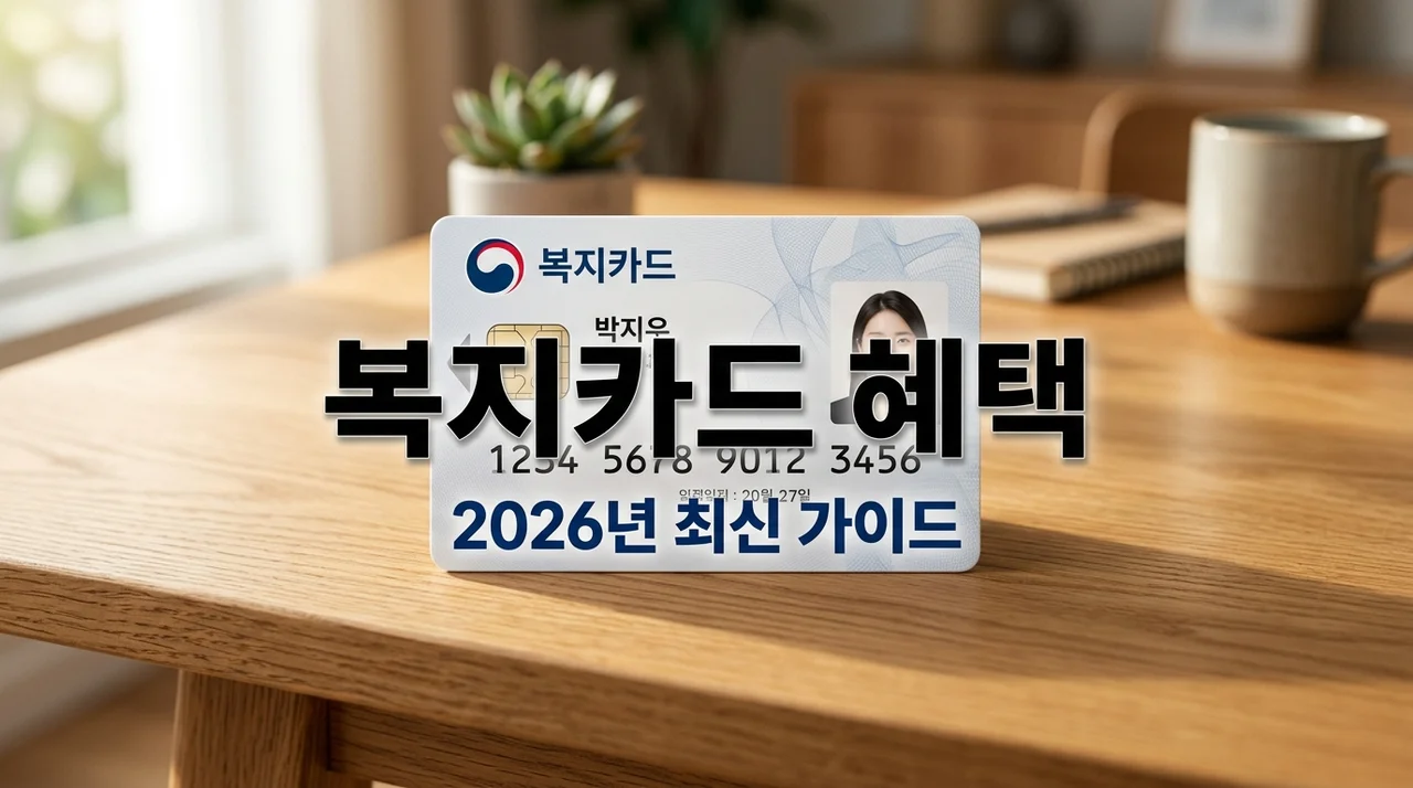 2026 장애인 통합복지카드 혜택 총정리: 발급비용 면제 및 신청 가이드