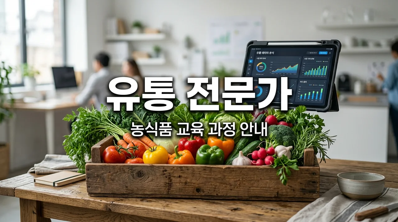 농식품 유통 전문가 양성 교육, 농업인 경쟁력을 높이는 핵심 전략