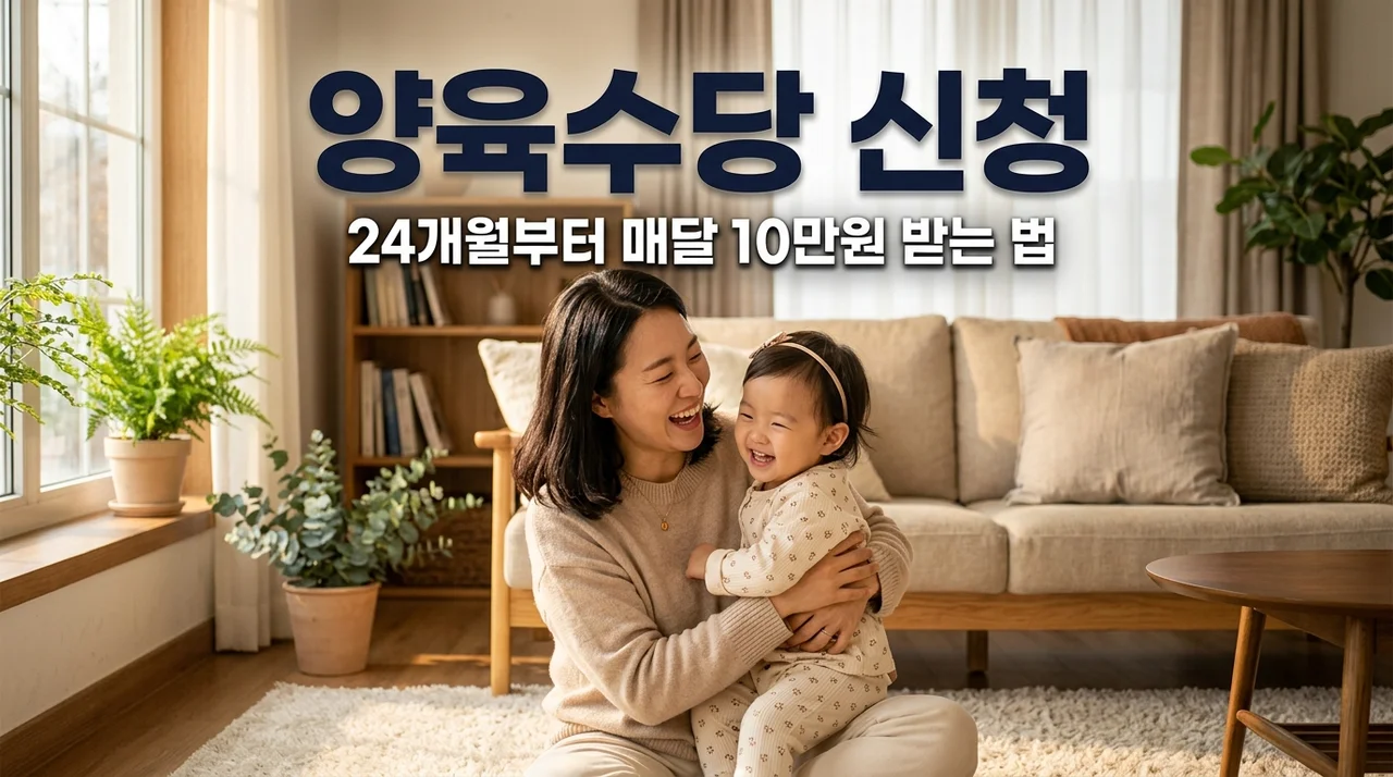 부모급여 끝났다면? 24개월 가정양육수당 신청 방법과 지급일 완벽 가이드