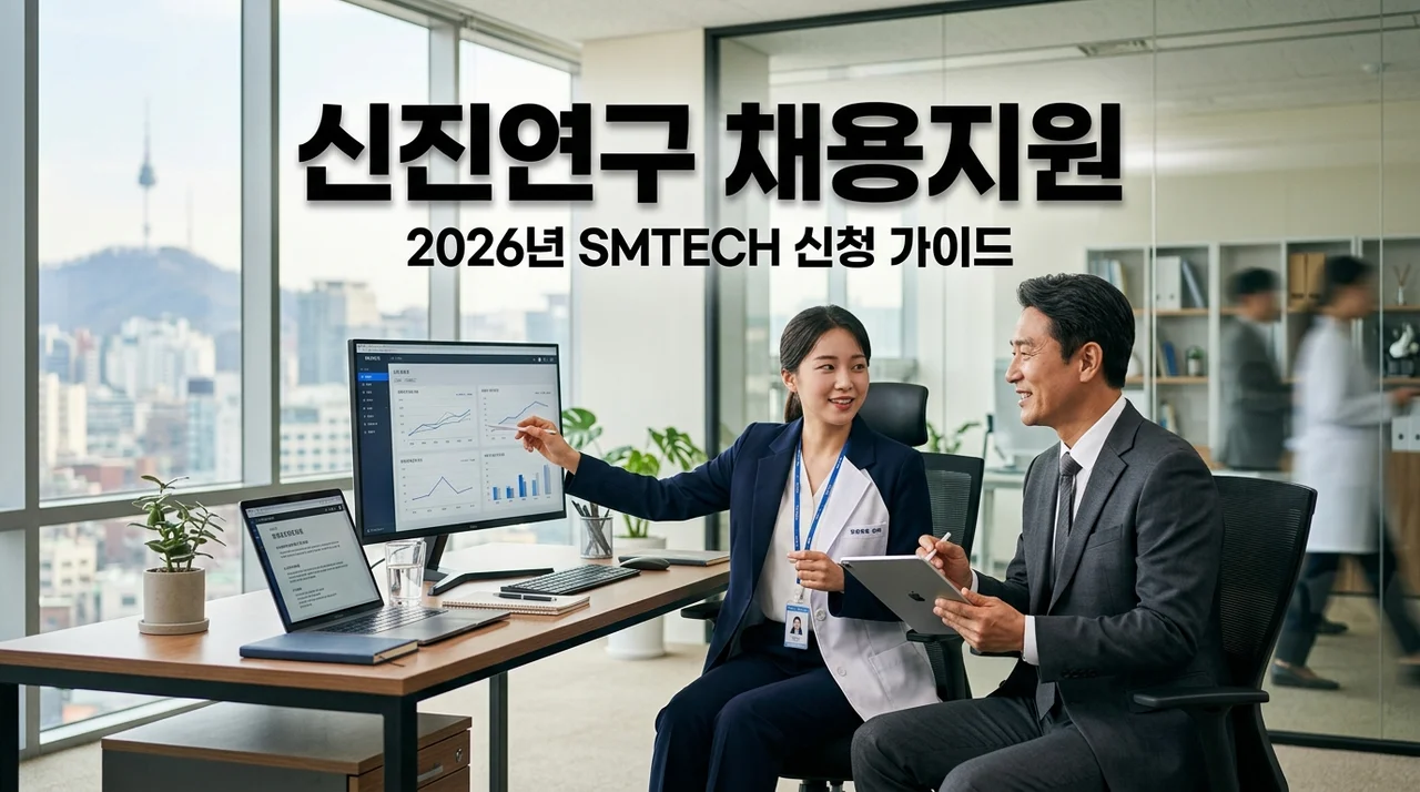 2026 신진연구인력 채용지원 대상 및 SMTECH 홈페이지 신청 방법 안내