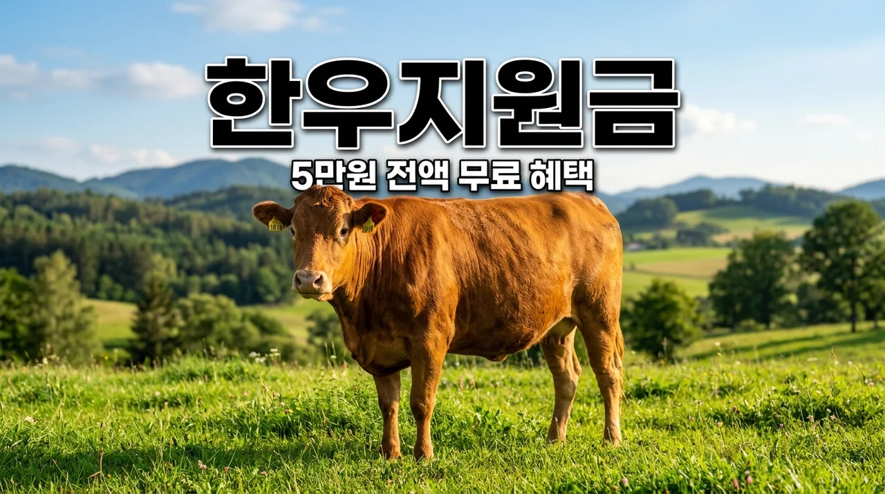 한우 친자확인 지원금 신청방법: 혈통 관리 검사비 5만원 100% 무료 혜택 받기