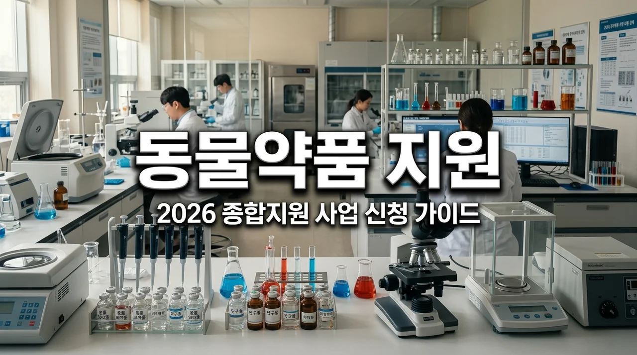 2026 동물용의약품산업 종합지원 사업 신청 방법 및 한국동물약품협회 공고 안내