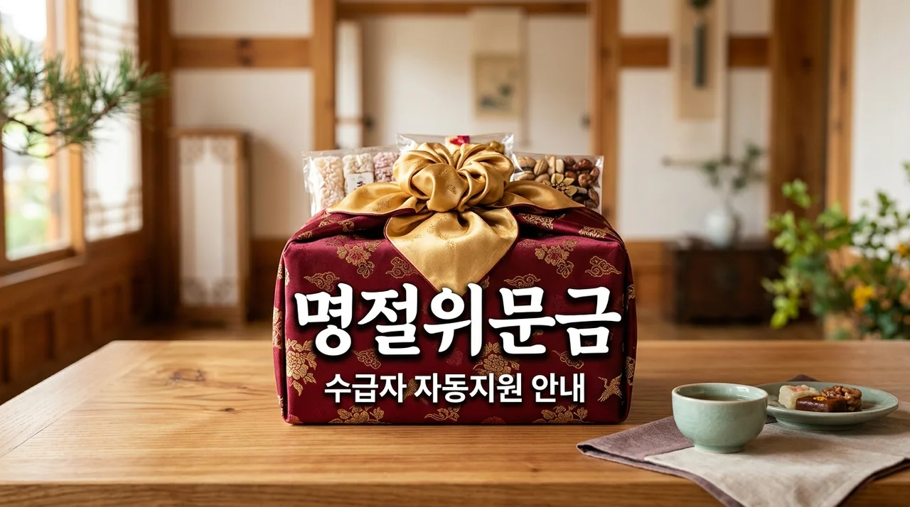 명절 위문금 자동지원! 생계·의료급여 수급자 신청 없이 받는 방법