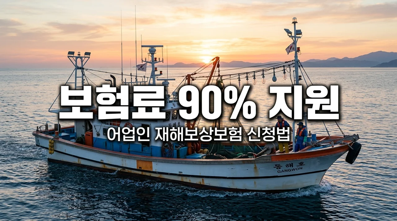 어업인 재해보상보험료 신청방법 및 국비 지방비 중복 지원 혜택 총정리