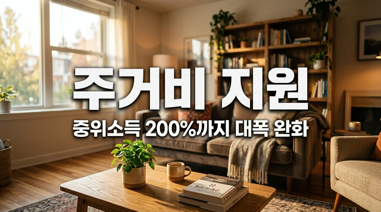 "소득 높아서 안 될 줄 알았는데?" 중위소득 200% 신혼부부 주거비 지원 혜택 총정리
